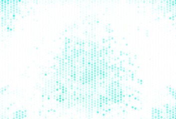 Light Green vector layout with circle shapes.