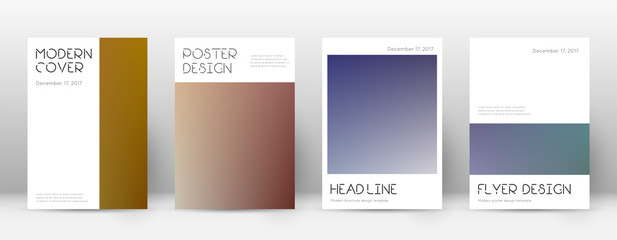 Naklejka premium Flyer layout. Minimal awesome template for Brochur