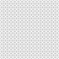linear seamless vector pattern made with lines,rhombus, squares and octagon. repeating geometric patter,. modern stylish vector illustration.
