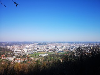 Graz Panorama Blick von oben