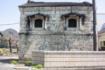 Stone warehouse of Tokujiro in Utsunomiya city