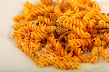 Fussili bolognese
