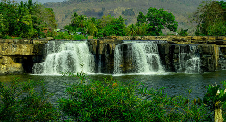 Fototapeta premium Poi waterfall in Wang thong district, Phitsanulok, Thailand