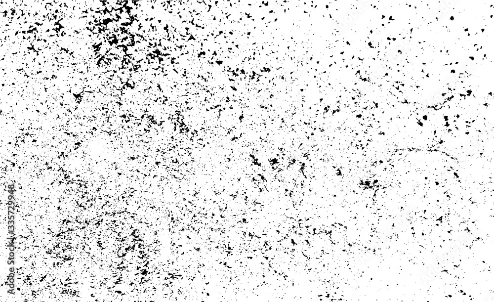 Wall mural black dust texture on background white, abstract dirty backgrounds, grunge dust messy, dust spray grainy surface overlay, dirty powder rough splatter crumb wall backdrop