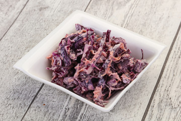 Cole slaw salad with cabbage