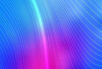 Light Pink, Blue vector blurred shine abstract background.
