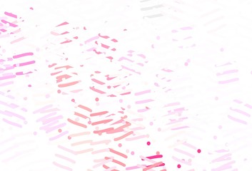 Light Pink, Yellow vector texture with colored lines.