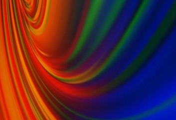 Dark Blue, Yellow vector abstract bright template.