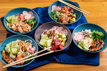 asian set on the table
