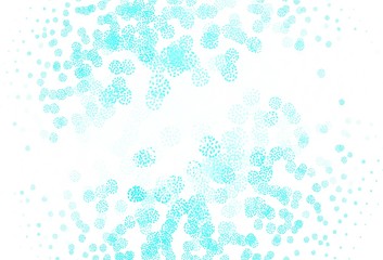 Light Green vector backdrop with memphis shapes.