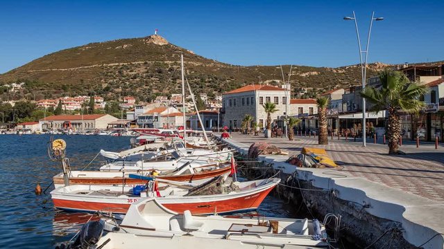 Foca, izmir. Turkey 4K Timelapse.