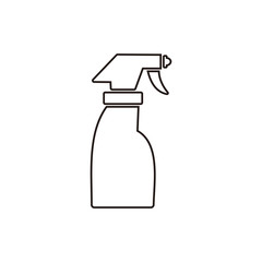Cleaning spray bottle icon vector illustration symbol