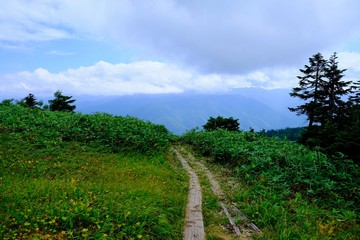Fototapeta na wymiar 中門岳