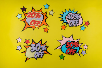 Super sale special offer. Pop art style.