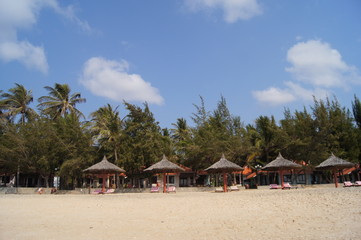 tropical beach in vietnam