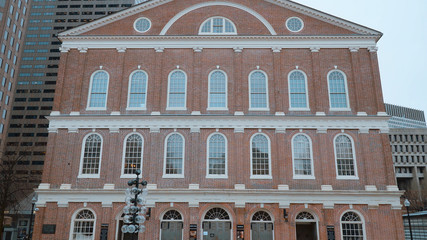 Famous Faneuil Hall in Boston