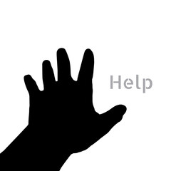help icon isolated illustration on white background