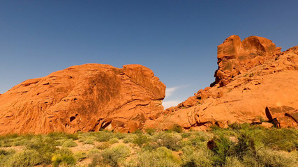 Amazing Valley of Fire in the Nevada desert