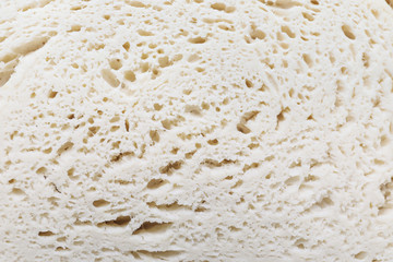 Texture of baked dough, closeup