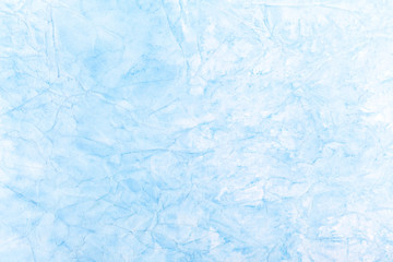 Simple light blue abstract background texture, blue ice like winter cold surface, creased, crumpled...