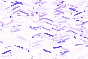 Light Purple vector texture with colored lines.