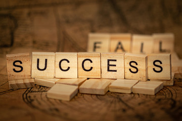 Success - fail concept