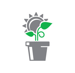 Seed related icon on background for graphic and web design. Creative illustration concept symbol for web or mobile app