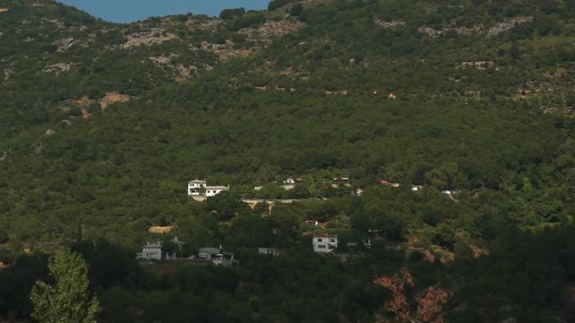 greece pelio volos portaria tree timelapse village view