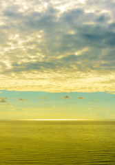 Beautiful romantic sunset