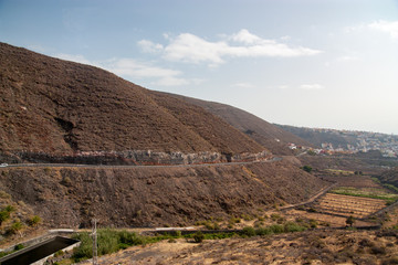 view of the mountains