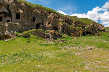 Ahlat, Bitlis - Turkey. Ahlat Emir Bayindir Bridge and Ancient Harabesehir.