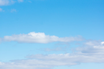blue sky with light white clouds