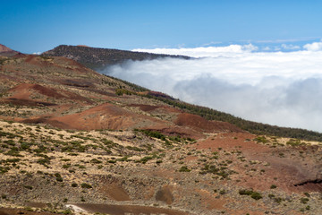view of the mountains