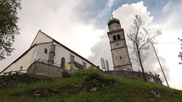 church of zuglio, san pietro chatedral in the northeastern italian
