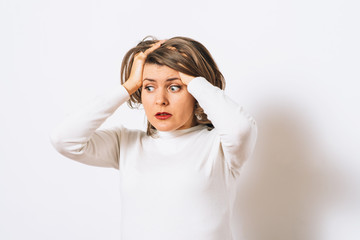 Naklejka premium Woman Who Made A Mistake