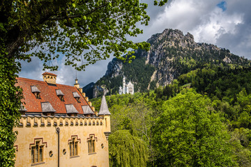 Fototapeta na wymiar Neuschwanstein castle is beautiful