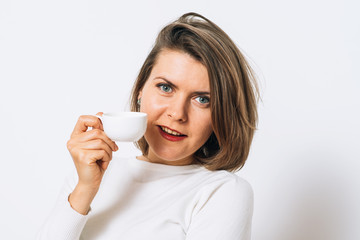 Woman with cup