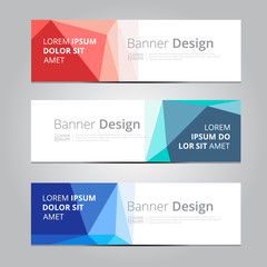 Naklejka premium Vector abstract design background texture banner template