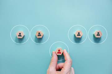 Social distance preventing infection concept, People practice social distancing to protect from...