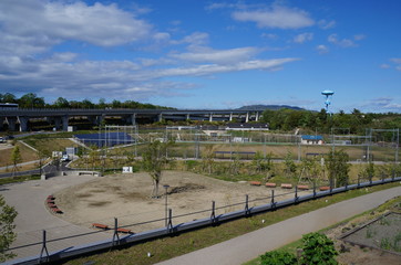 Obraz premium It is a photograph of EXPO 2005 Aichi Commemorative Park. Nickname is Morikoro Park.