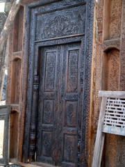 old wooden door