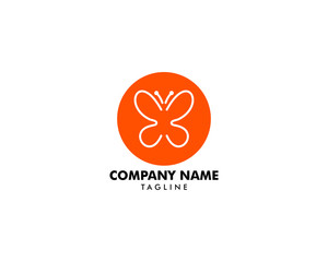 Beauty Butterfly Logo Template Vector Icon Design