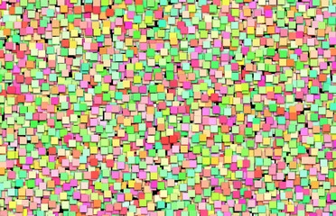 Fototapeta premium colored mosaic paper confetti pieces