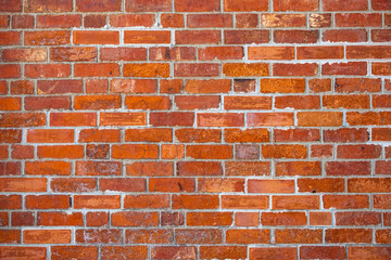 old red brick wall background texture