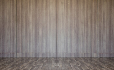 room a decorated with wall and wood floor