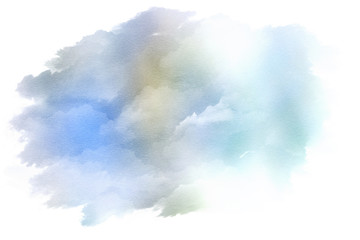 template in the form of a cloud