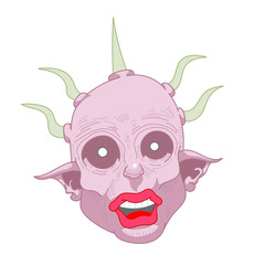 Démon cornu
