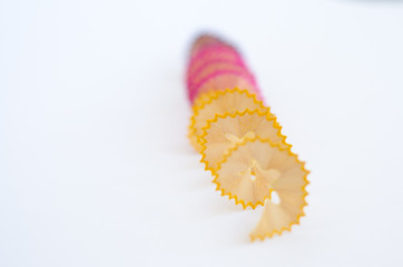 
pencil shavings