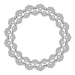 Floral oriental pattern. Mandala vector oriental. Vector seamless ornamental