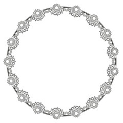 Floral oriental pattern. Mandala vector oriental. Vector seamless ornamental